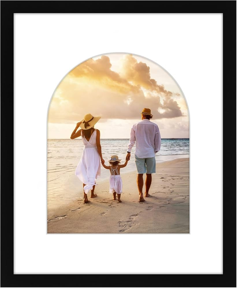 Americanflat 16x20 Picture Frame with Arch-Shaped Mat - Use as 11x14 Frame with Mat or 16x20 Fram... | Amazon (US)