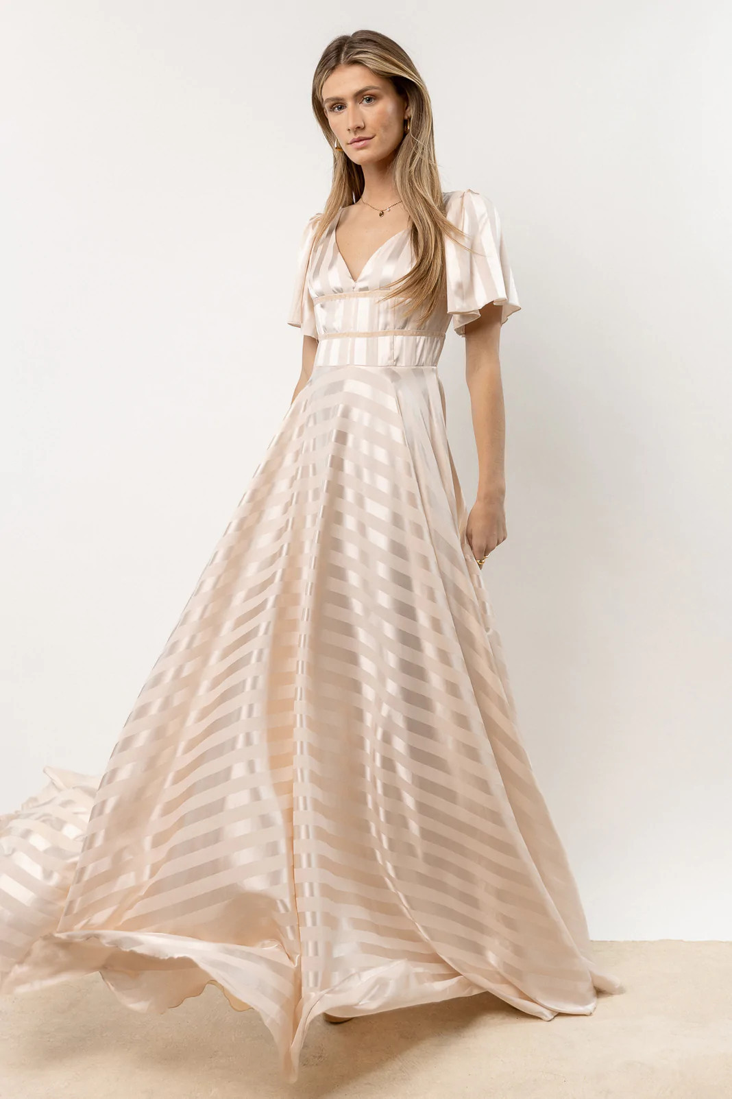 Rylee Maxi Dress in Champagne | Böhme US