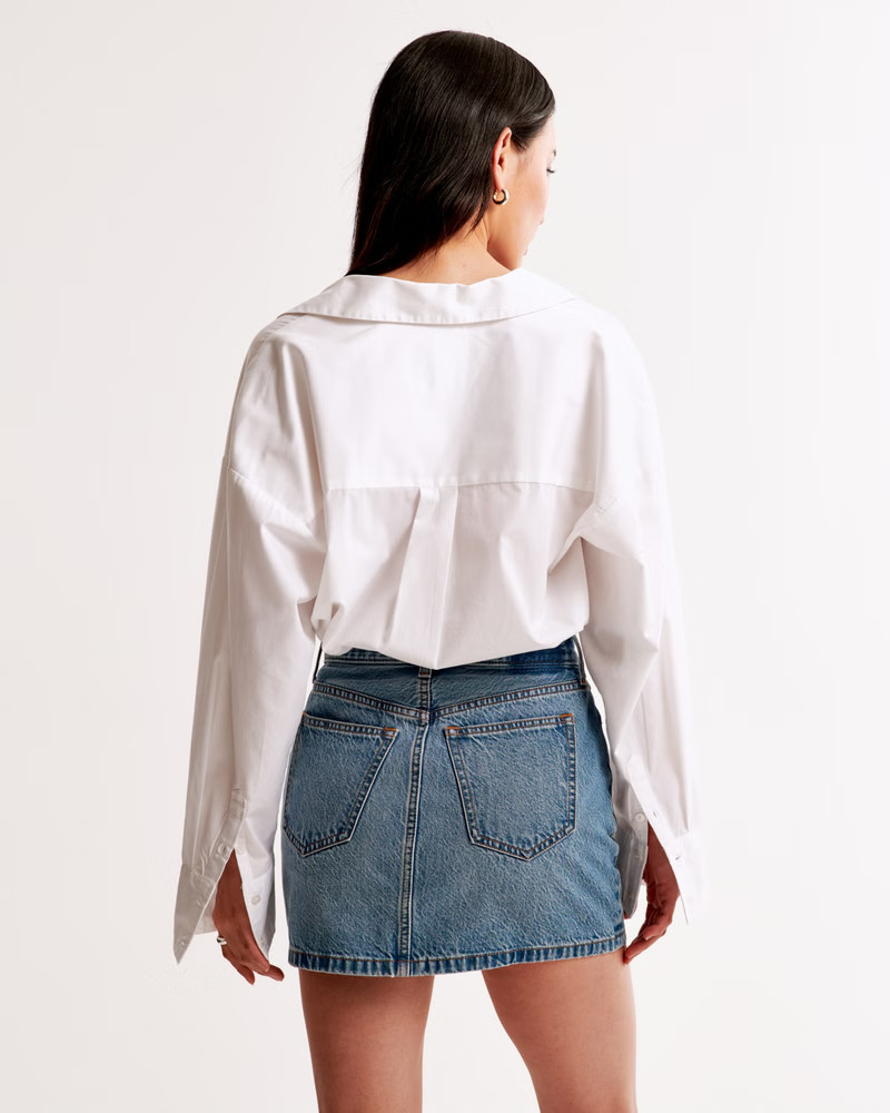 Denim Mini Skirt | Abercrombie &amp; Fitch (US)