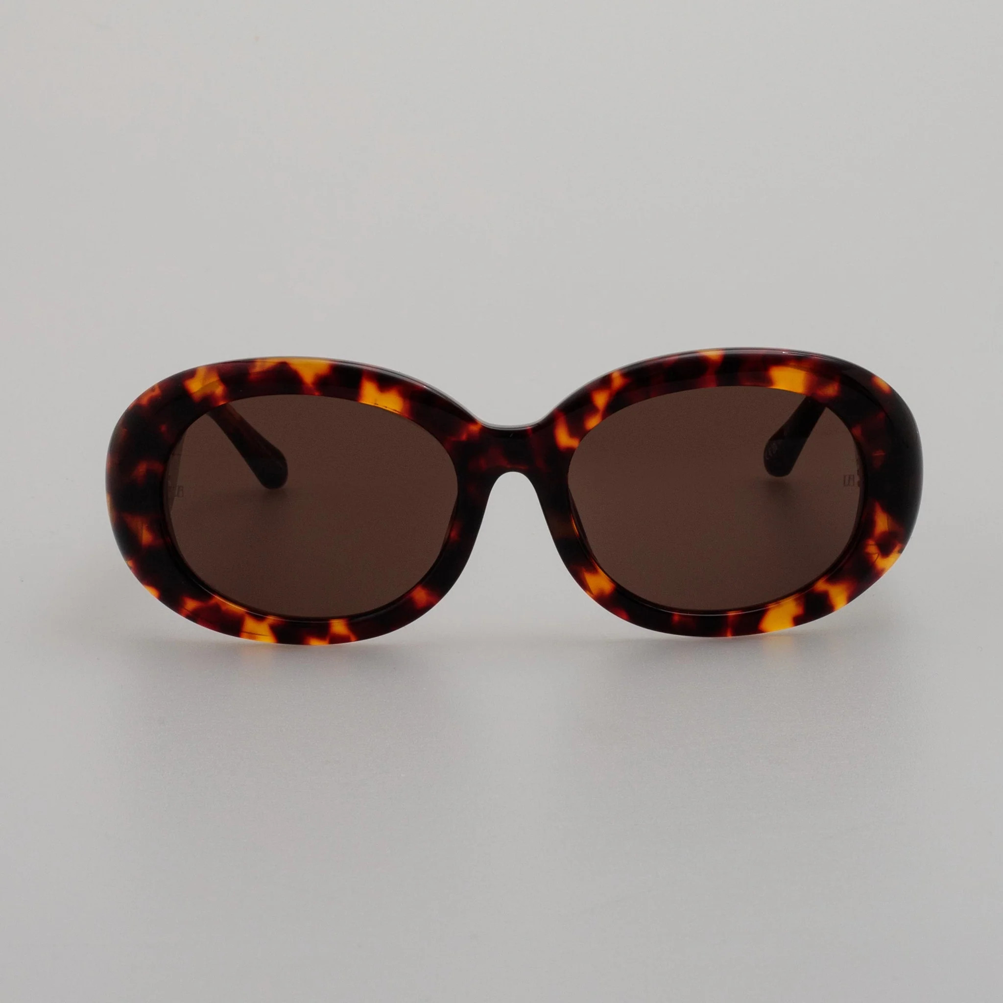 Lina Sunglasses in Tortoiseshell | Linda Farrow