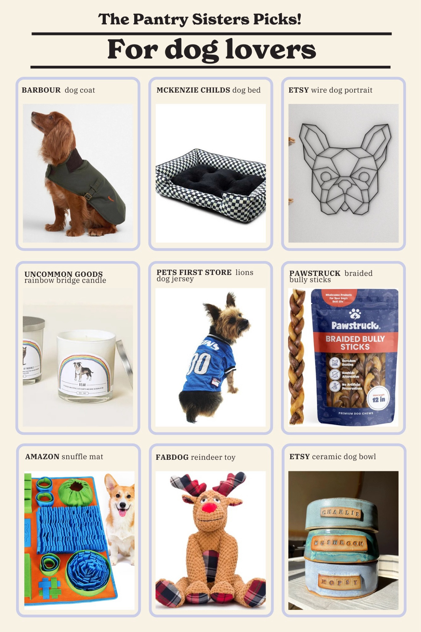 The Pantry Sisters Gift Guide: FOR THE DOG LOVER

#LTKHoliday #LTKGiftGuide #LTKCyberWeek
