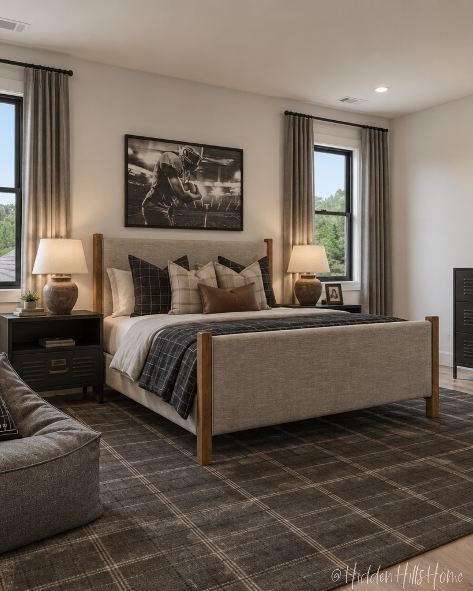 Teen boys bedroom decor mood board, boys room design, home decor ideas, football themed bedroom inspiration, masculine bedroom, teen boys room decor

#LTKHome #LTKSaleAlert #LTKKids