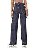 Cinq à Sept Womens Long Benji Pant Jeans, Indigo, 6 US | Amazon (US)