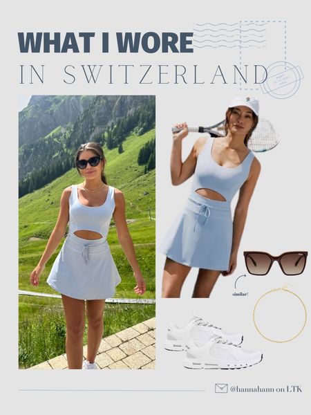What I wore in Switzerland 🩵💍 perfect summer outfit for exploring! 

#LTKStyleTip #LTKTravel