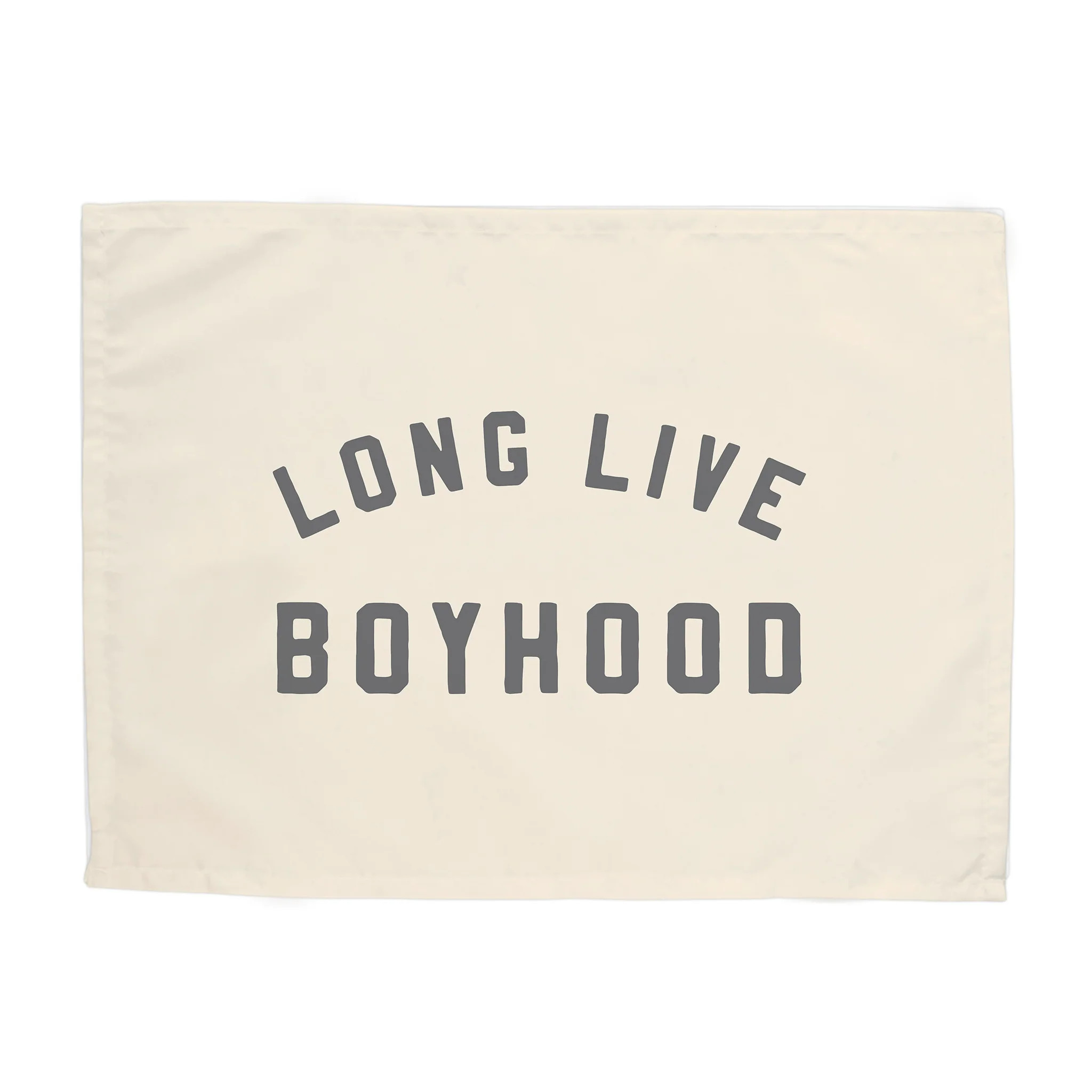 {Natural + Grey} Long Live Boyhood Banner | Hunny Prints