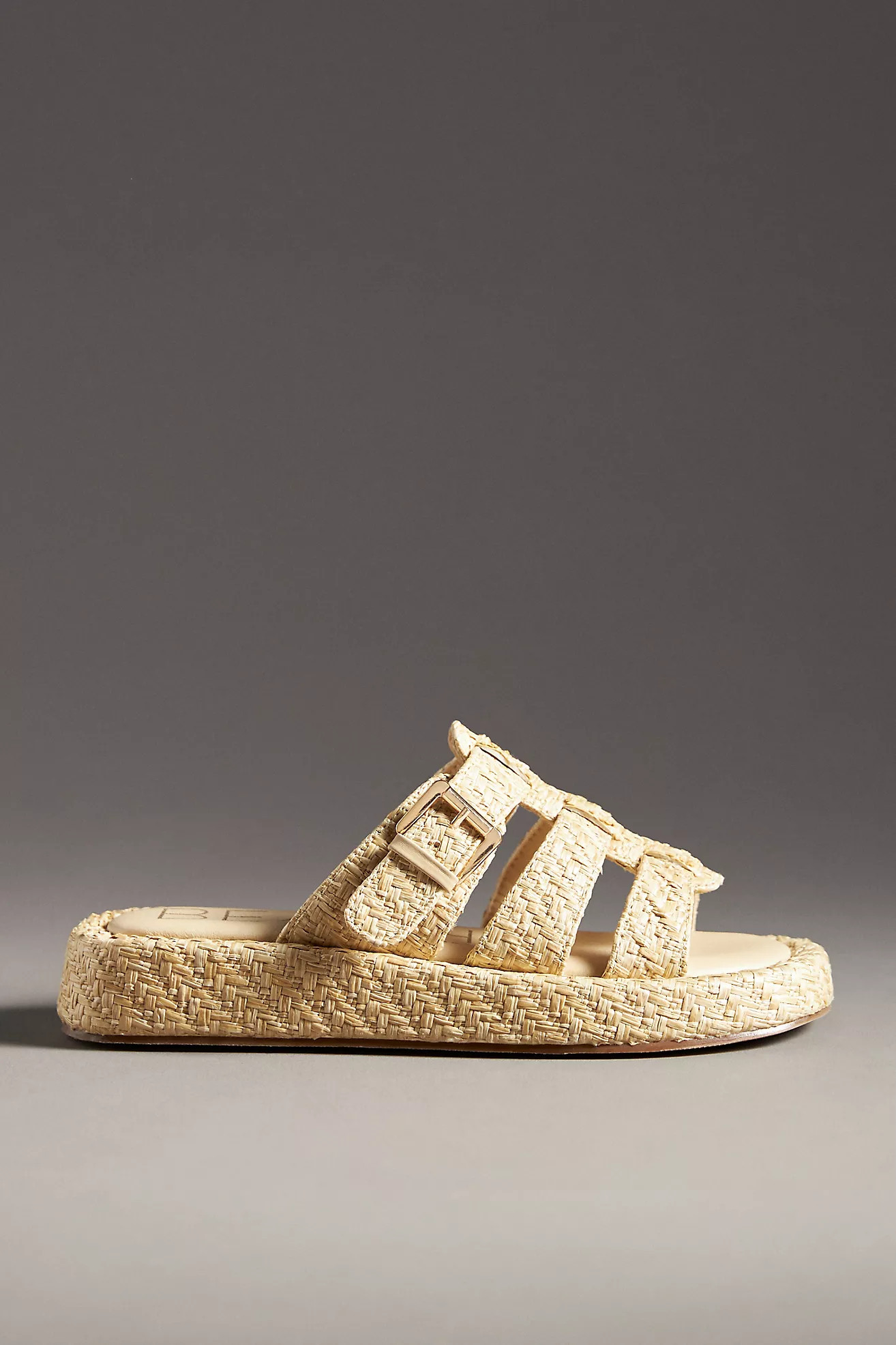Beach by Matisse Raffia Fisherman Slide Sandals | Anthropologie (US)