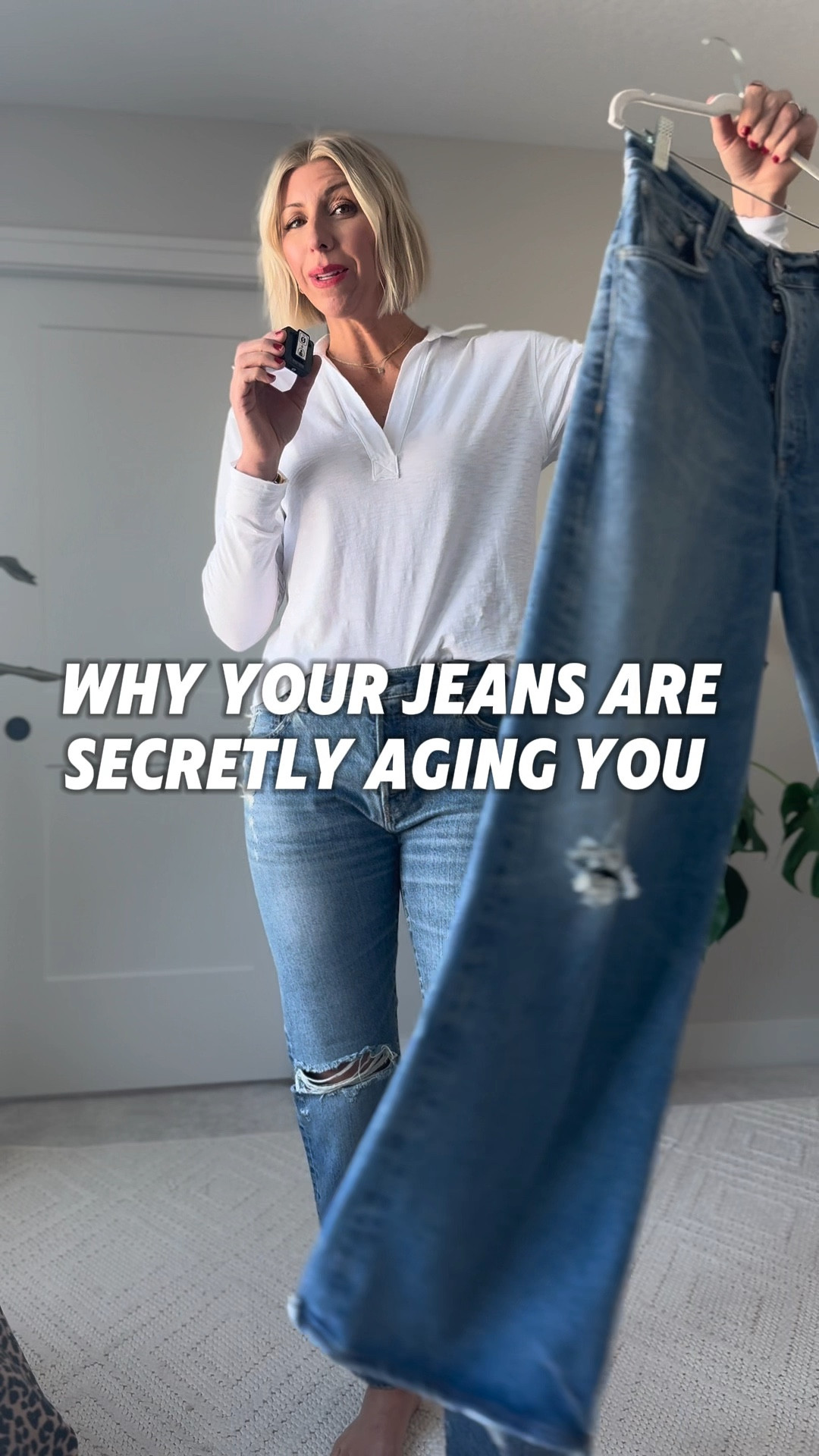 Stop letting your jeans age you. 
Start styling like the woman you are now.
These are 2 amazing pairs of jeans that are figure flattering + modern👏🏻

Both of these jeans are a mid-rise, as that’s the fit I get the most requests for! Both pairs fit through a size! 

#LTKOver40 #LTKFindsUnder100 #LTKStyleTip