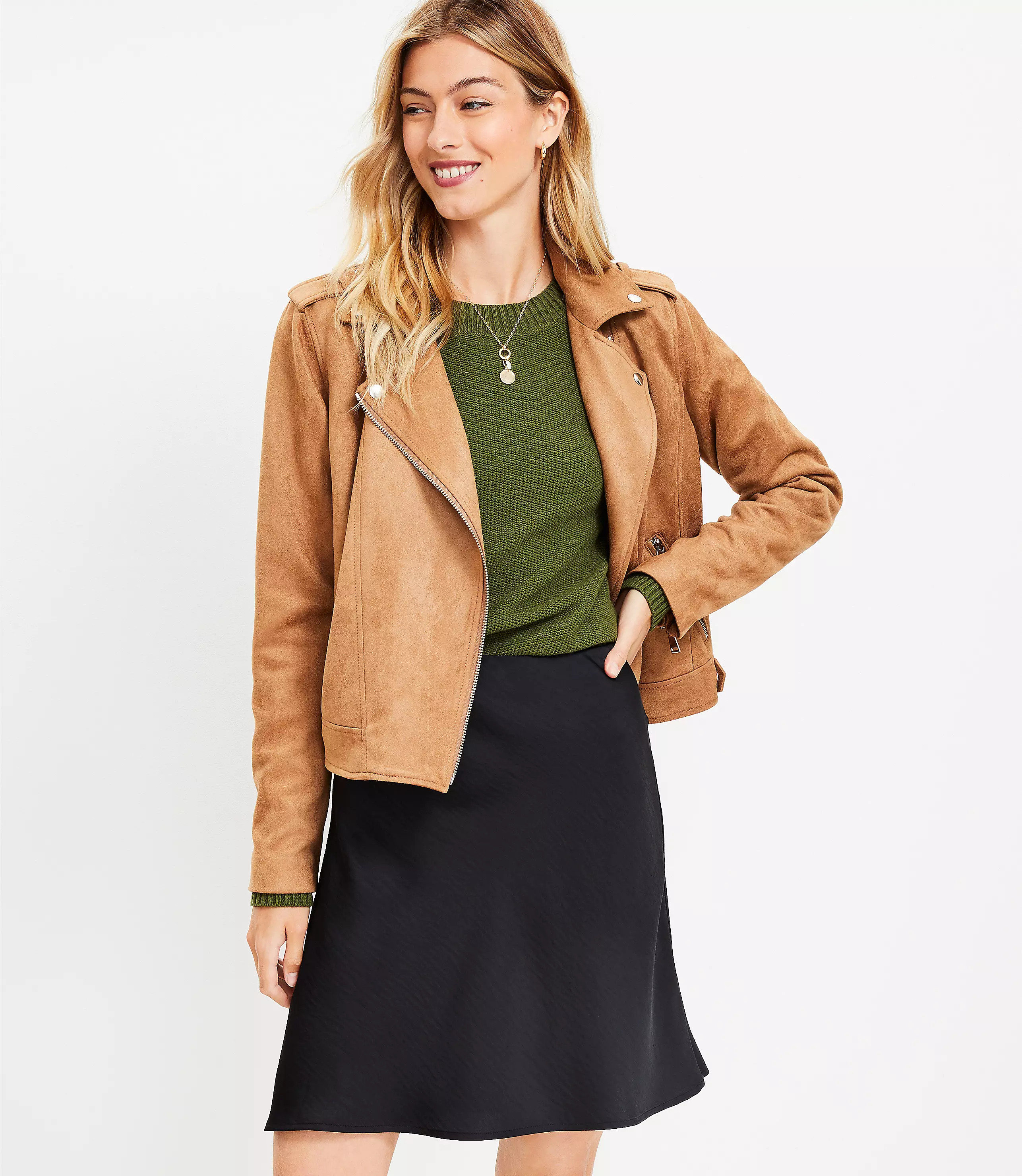 Satin Bias Skirt | LOFT