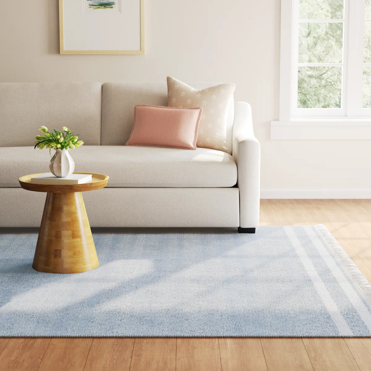 Bretson Hand Woven Striped Indoor/Outdoor Rug | Wayfair North America