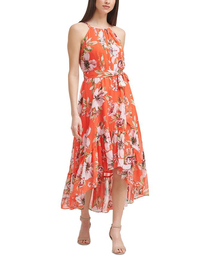 Floral-Print Midi Dress | Macys (US)