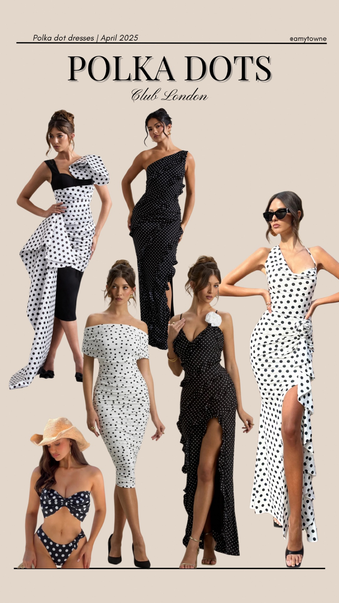 Polka dots for the win! 🖤🤍 Loving Club L for these unreal pieces right now! Flattering, floaty & fabulous 

#LTKspring #LTKdresses #LTKstyletip
