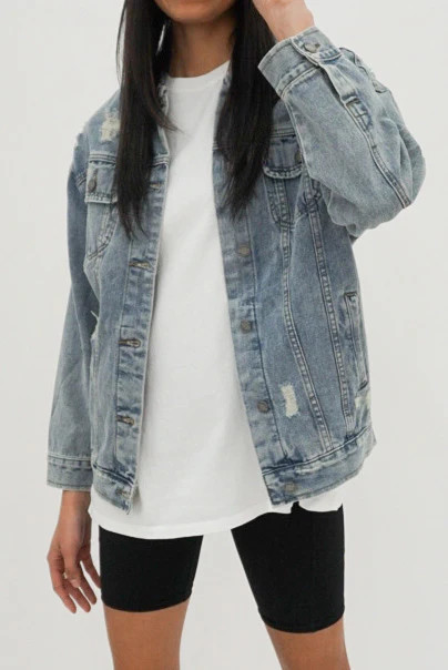 Boyfriend Denim Jacket | +Plus Available | Talulah