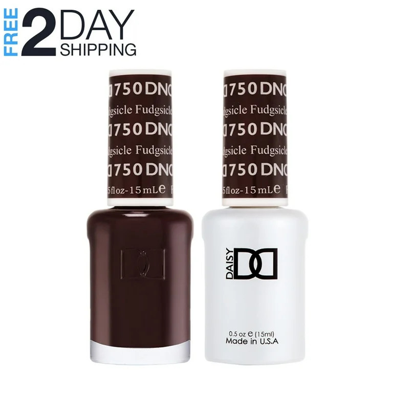 DND Gel Nail Polish & Nail Lacquer Set Soak Off Duo Set - #750 Fudgsicle, 0.5 oz | Walmart (US)