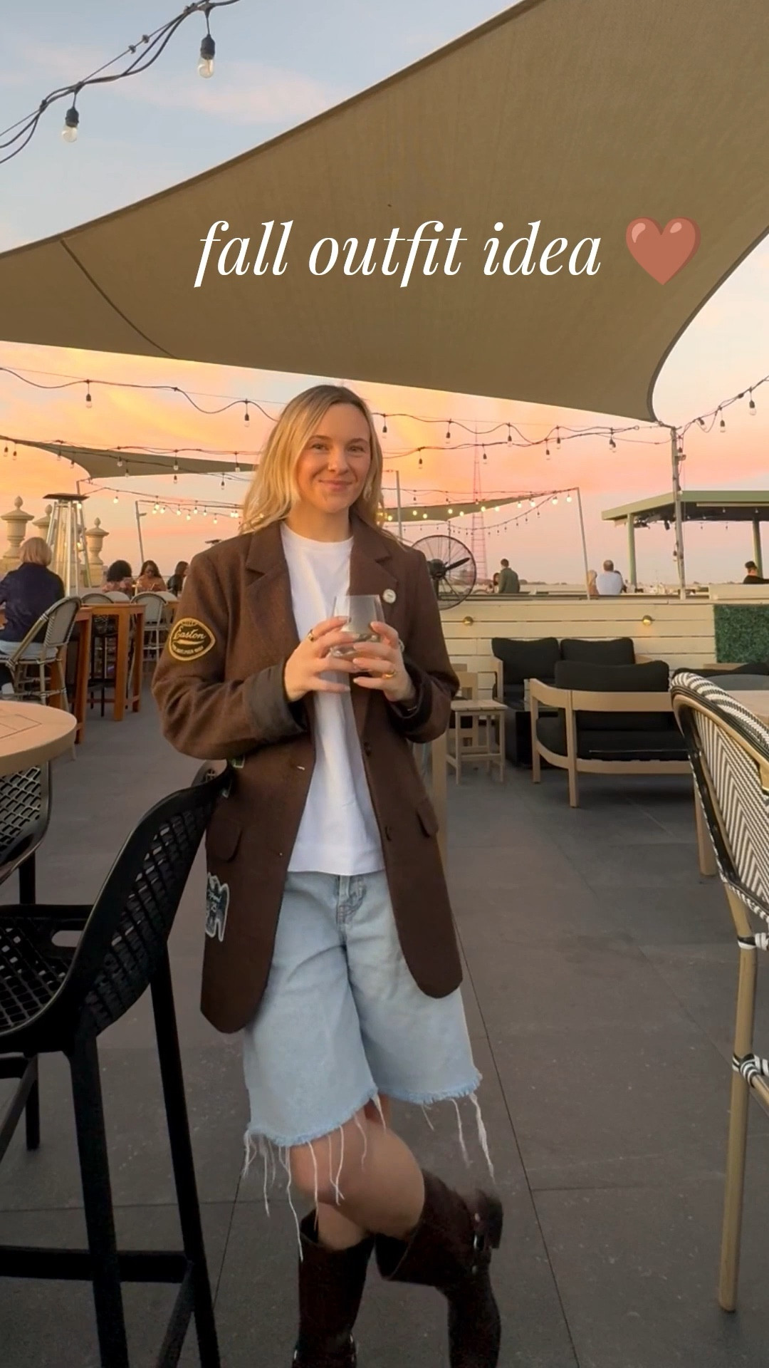 Loving this patchwork blazer paired with jorts and moto boots from Old Navy! 

#LTKootd #LTKSeasonal #LTKdayinmylife