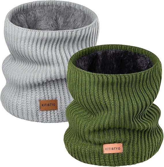 Winter Neck Gaiters & Ski Mask,Winter Fleece Neck Warmer Face for Men &Women Windproof Gift | Amazon (US)