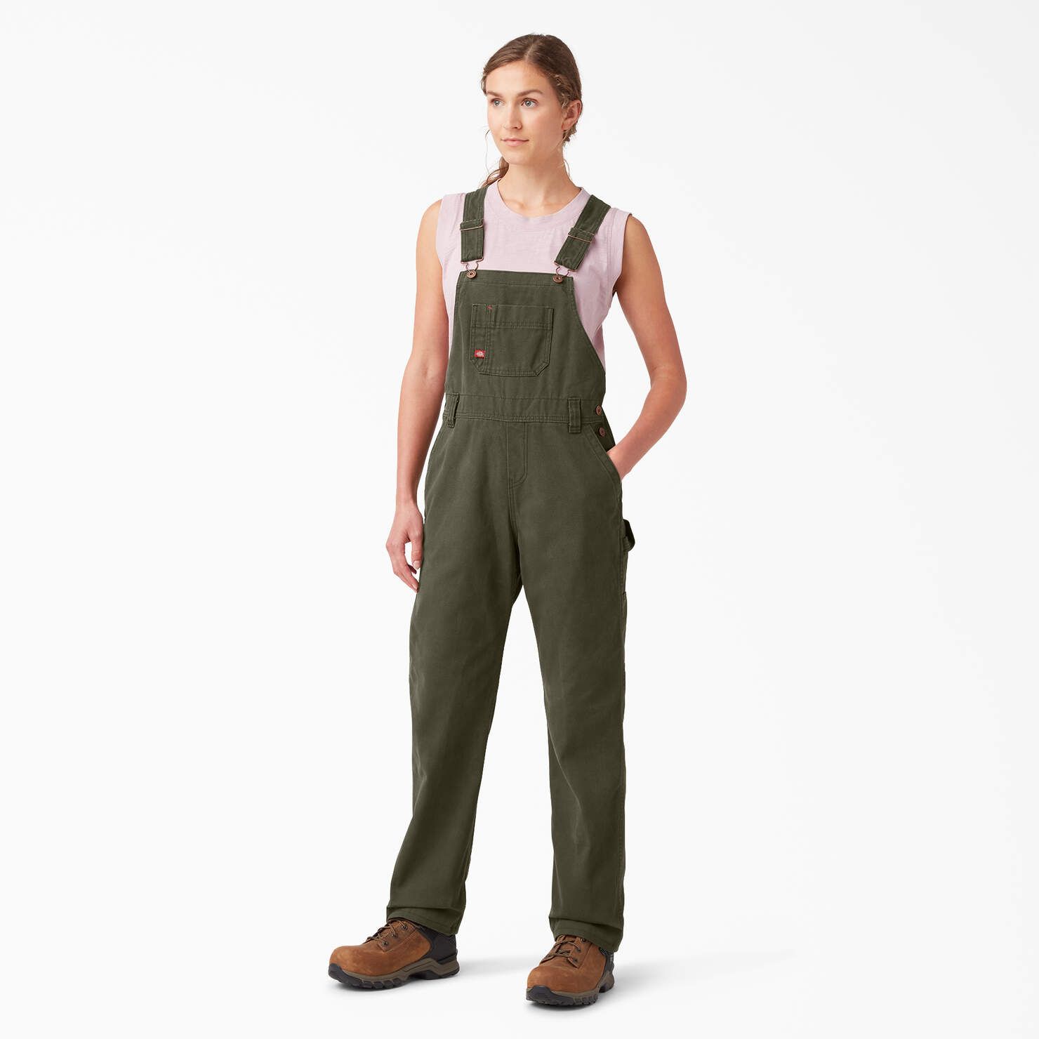 Women's Relaxed Fit Bib Overalls - Dickies US | Dickies