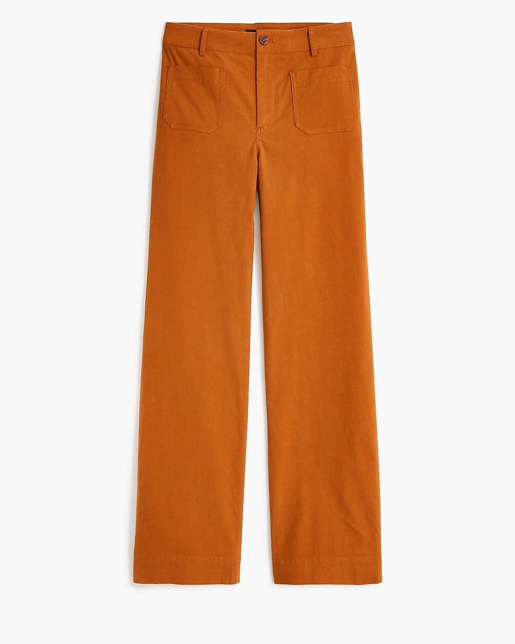 High-rise patch-pocket wide-leg pant | J.Crew Factory