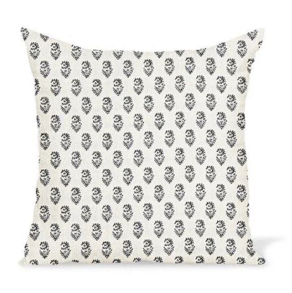 Peter Dunham OUTDOOR Pillow Cover // Rajmata in Black on | Etsy | Etsy (US)