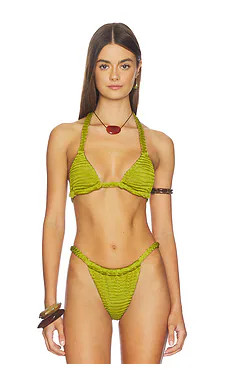 lovewave The Caliste Top in Olive Green from Revolve.com | Revolve Clothing (Global)