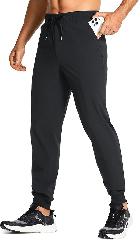 CRZ YOGA Mens Lightweight Athletic Golf Joggers Pants - 29'' Casual Sweatpants Workout Track Gym ... | Amazon (US)