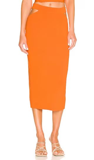Dominic Skirt in Orange | Revolve Clothing (Global)