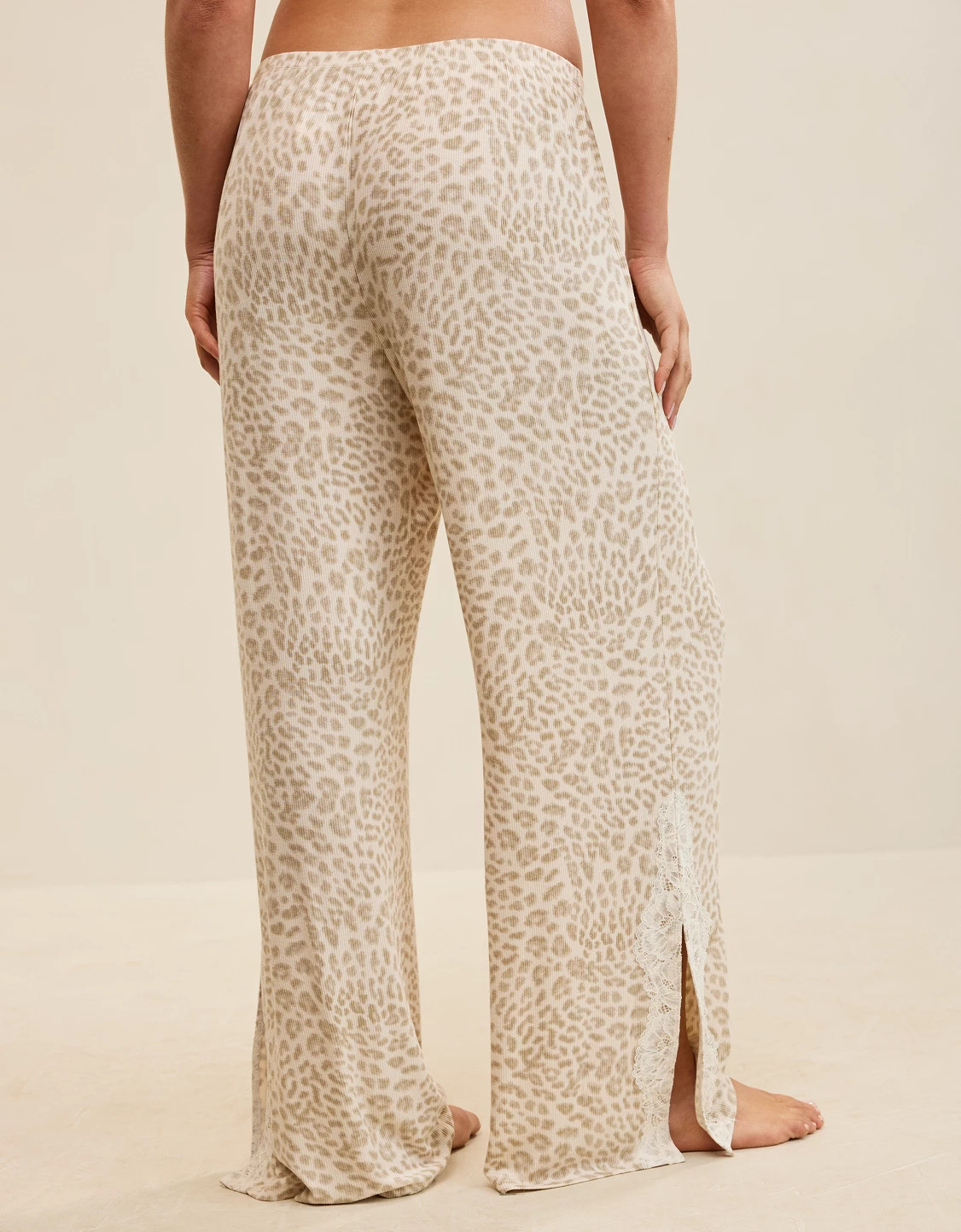 OVERSLEPT by Aerie Real Soft Ribbed Trouser PJ | American Eagle Outfitters (US & CA)