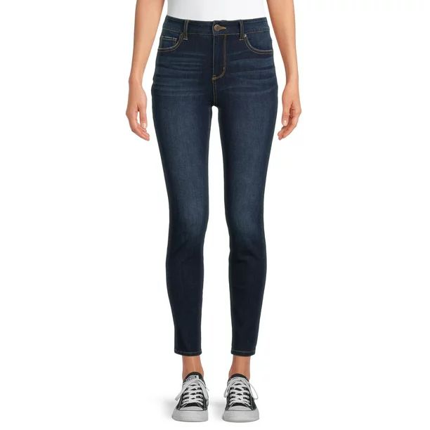 Time and Tru Women's High Rise Skinny Jean | Walmart (US)