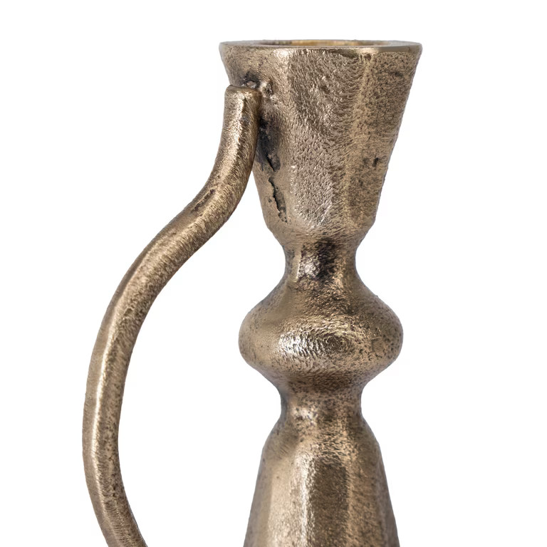 My Texas House Gold Metal Christmas Taper Candle Holder, 4.5" | Walmart (US)