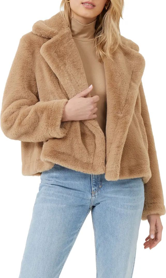 French Connection Buona Faux Fur Coat | Nordstrom | Nordstrom