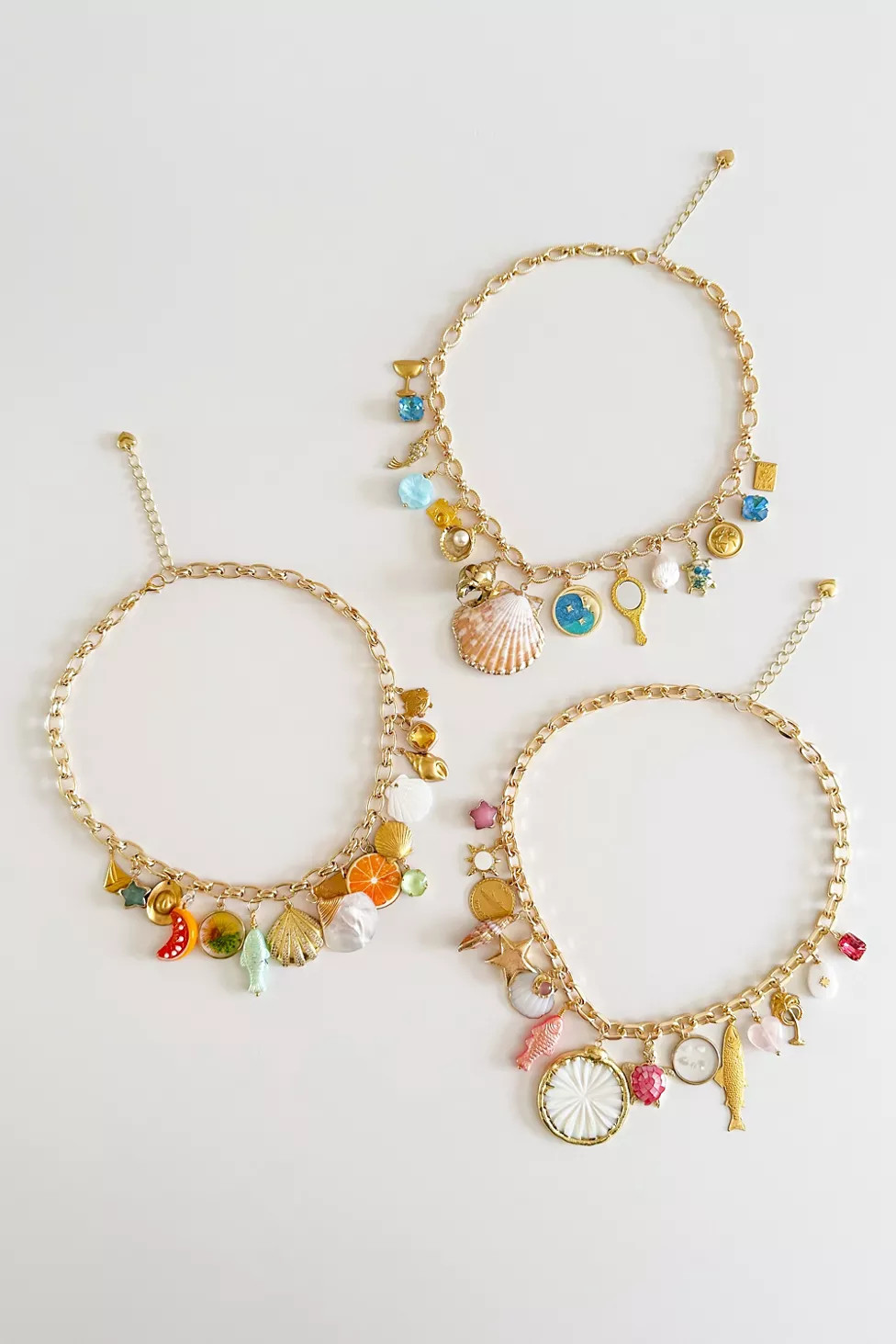 Shop Charming Tea Unique Coastal Charm Necklace | Urban Outfitters (US and RoW)