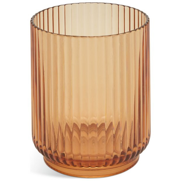 Buy Habitat Amber Picnic Tumblers – set of 4 | Drinking glasses and glassware | Argos | argos.co.uk