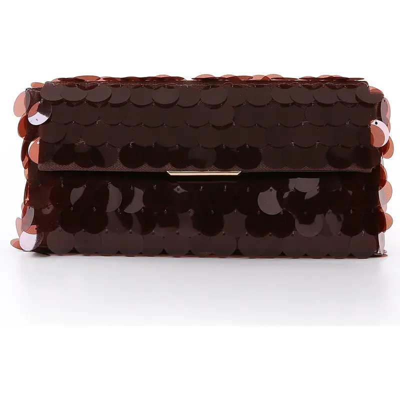Jewel Badgley Mischka Kit Payette Sequin Envelope Clutch in Multi Navy at Nordstrom, Size Small | Nordstrom