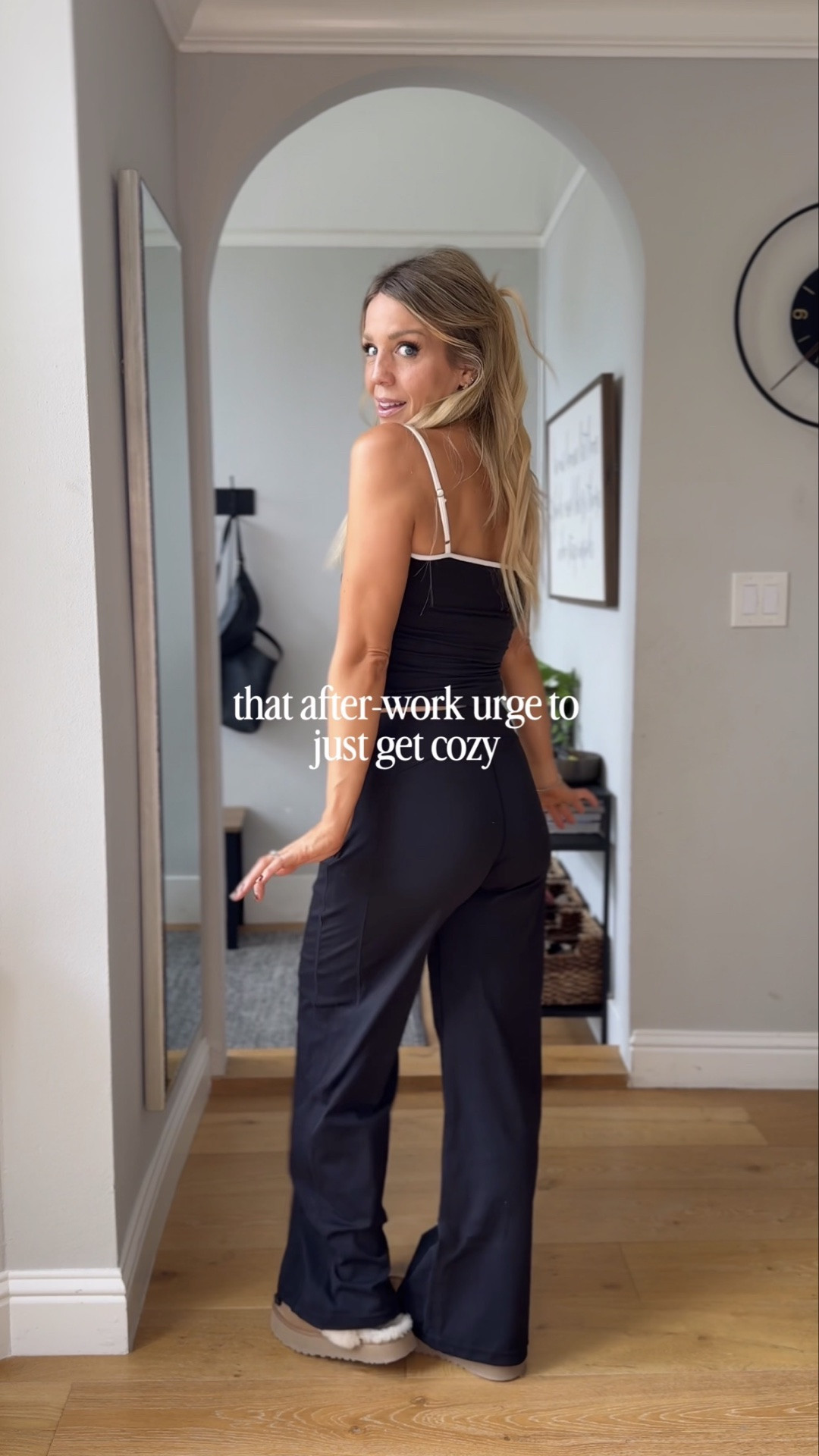 And you don’t have to default to leggings! Styled some wide leg comfy pants all the ways. These are my faves right now from
Amazon — wearing a small.

#LTKgrwm #LTKootd #LTKWorkwear