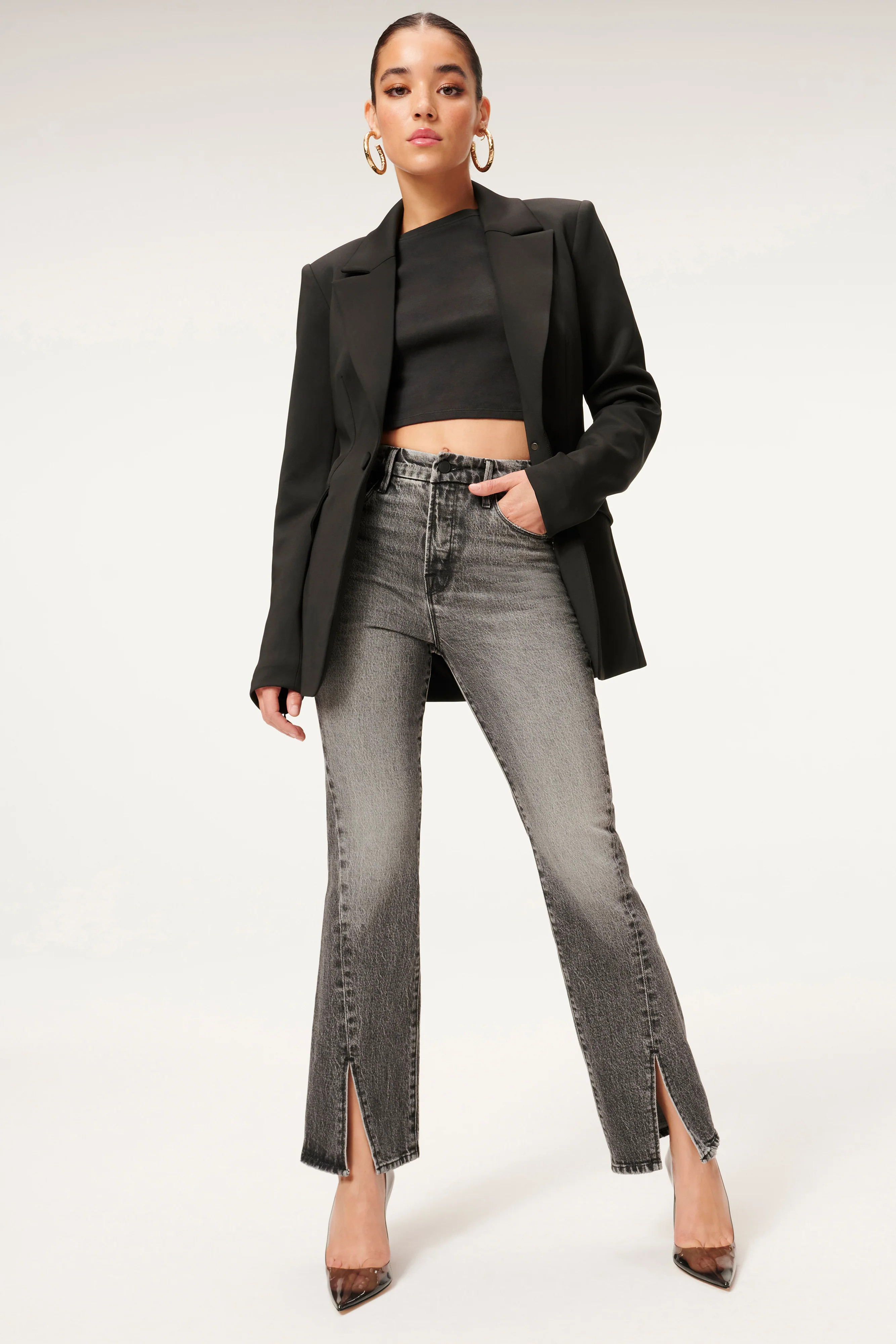 GOOD BOY TWIST SLIT 32” | Good American