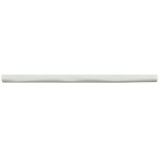 Merola Tile Rugosa Blanco Brillo 3/8 in. x 7-7/8 in. Glossy Ceramic Wall Tile Trim WCVRGBPN - The... | The Home Depot