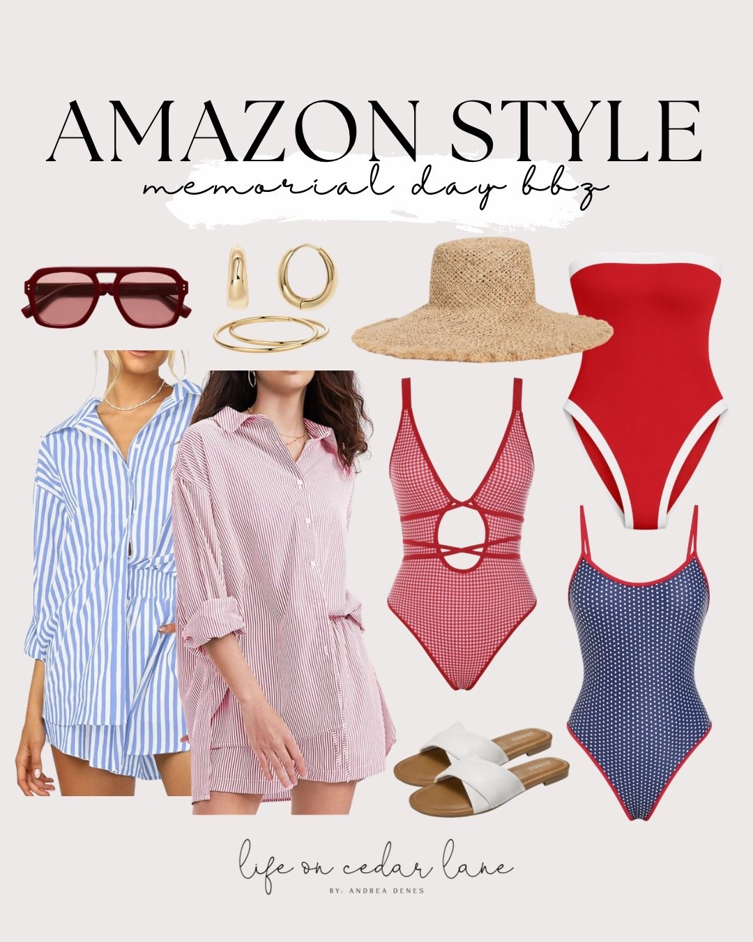 Memorial Day looks ready with these chic Amazon finds! Perfect for a day by the pool. #memorialday #amazonstyle

#LTKSaleAlert #LTKOver40 #LTKSwim