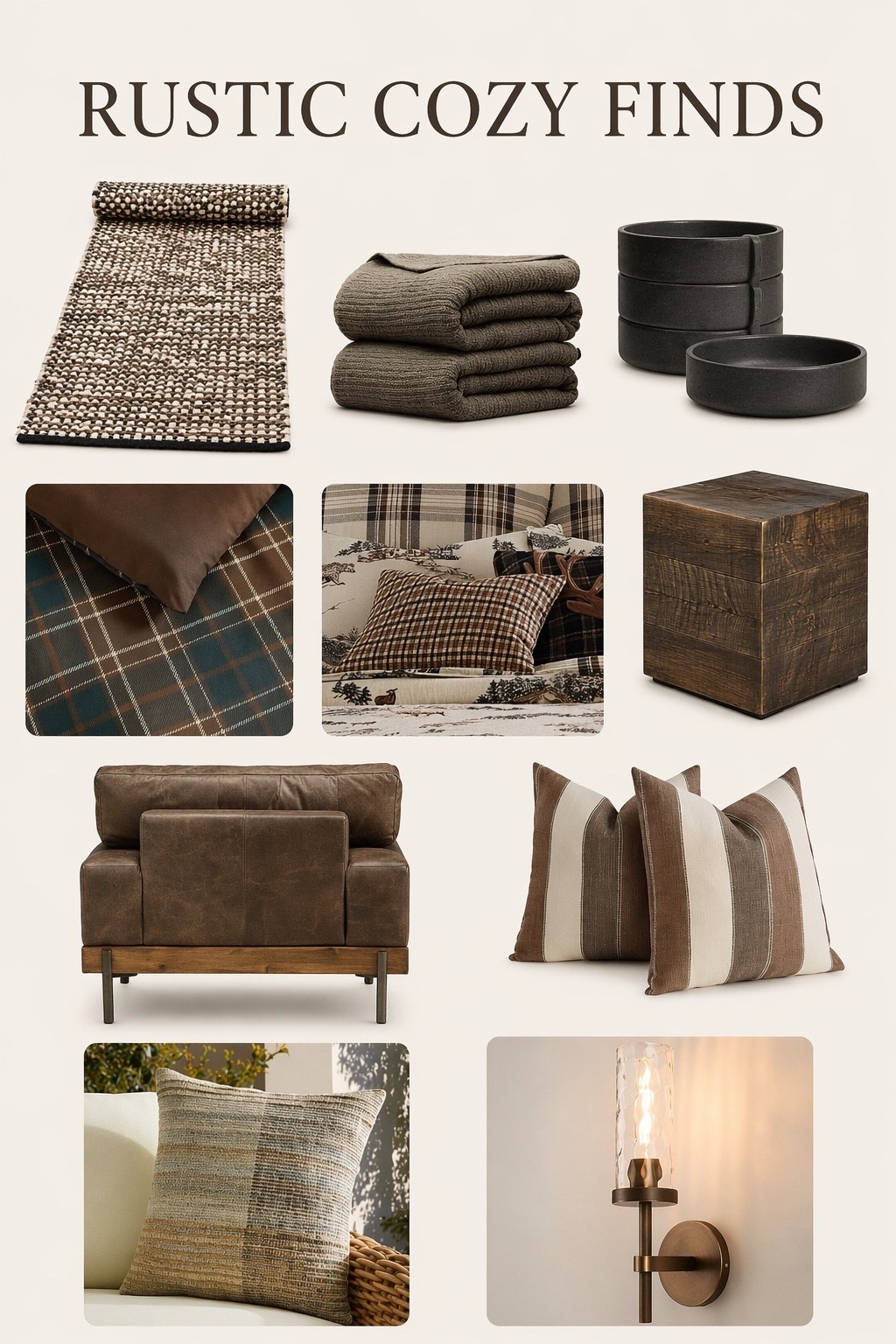 RUSTIC COZY FINDS

All about warm layers and cozy textures right now. Think plaid, knits, soft neutrals, and pieces that make a space feel inviting and lived-in. These are the details that instantly bring that relaxed, rustic charm into your home.

#LTKHome #LTKSaleAlert