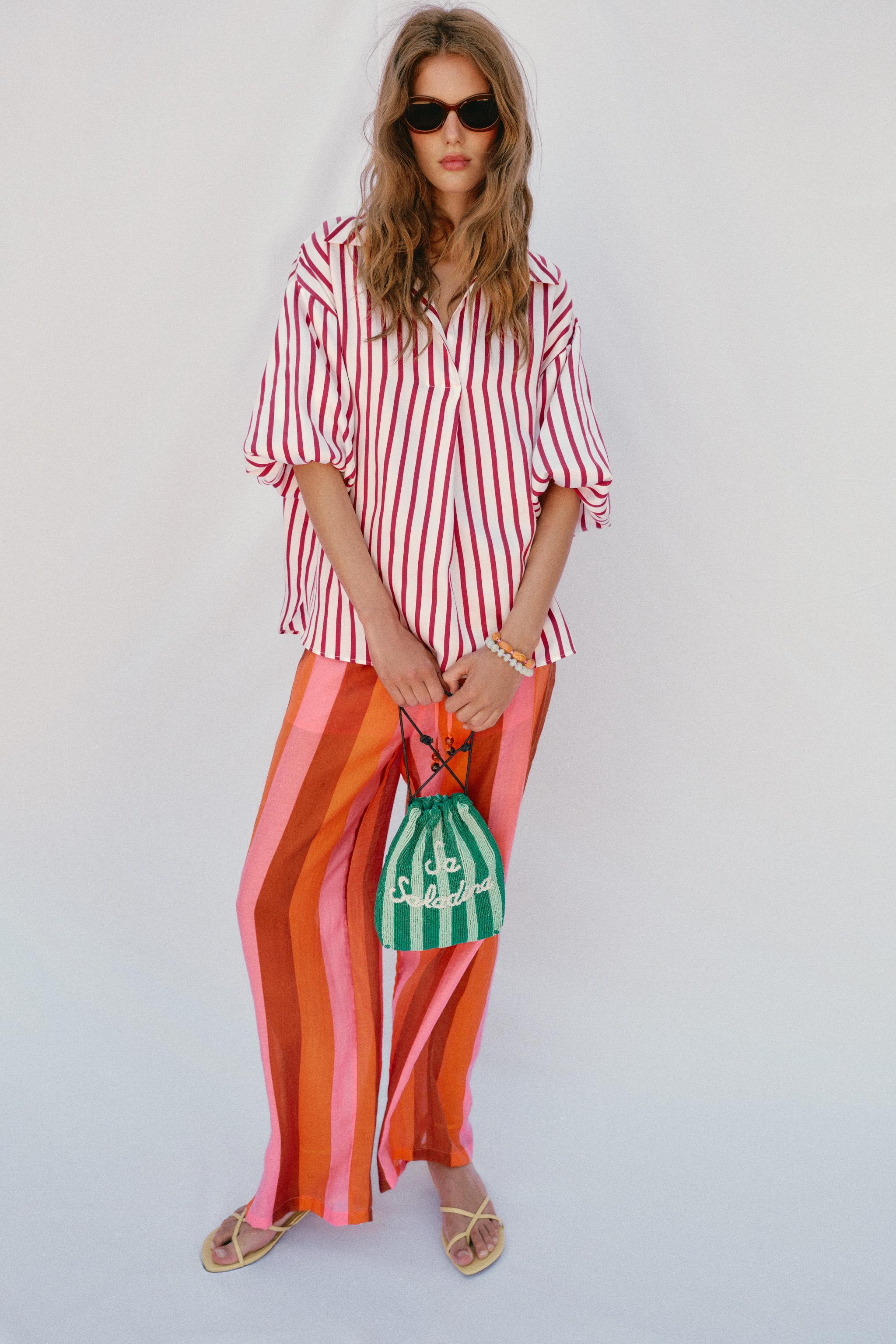 BEADED BUCKET BAG | Zara US