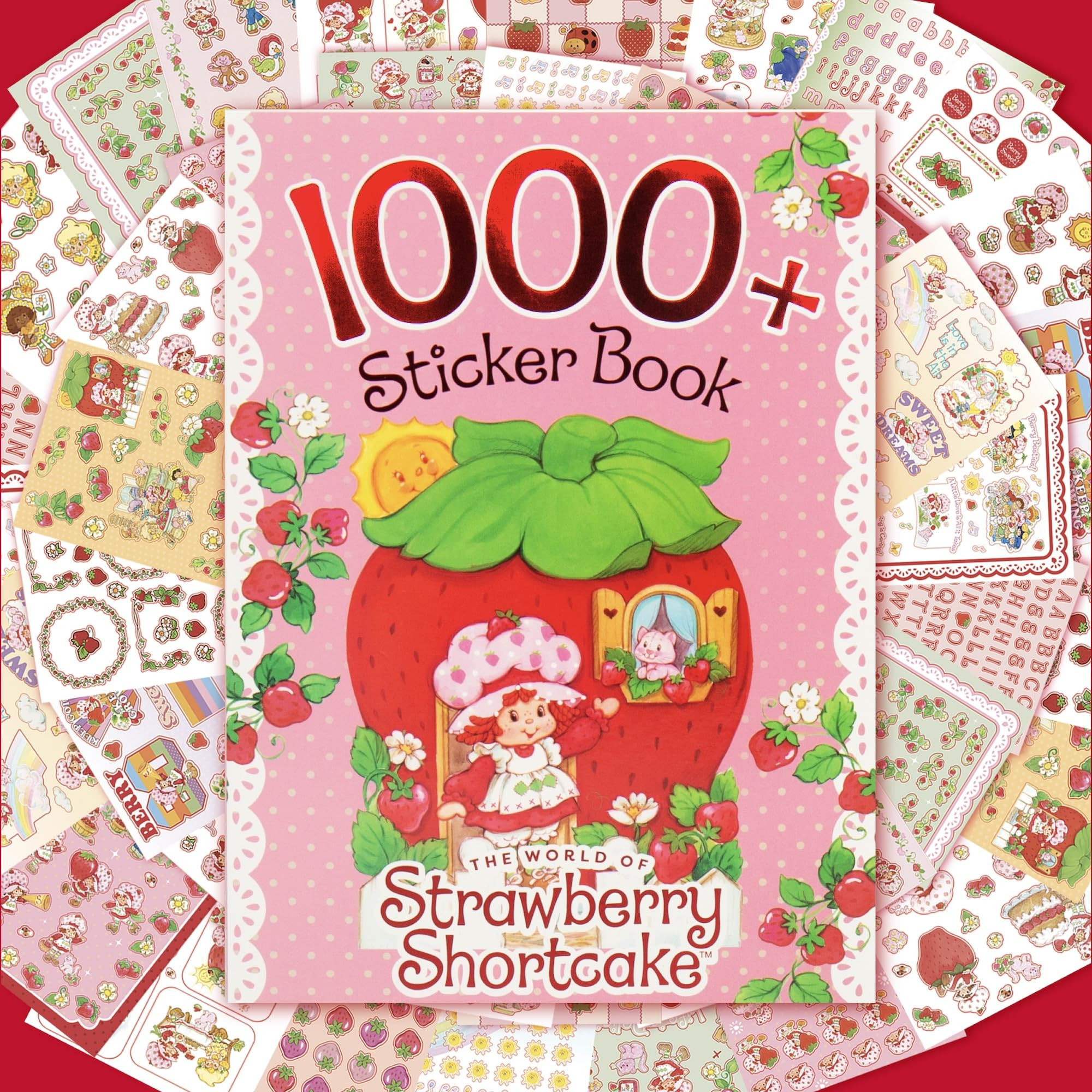 Strawberry Shortcake 1,000+ Sticker Book, Cute Stickers for Kids, Scrapbooking, Planning, Journal... | Amazon (US)