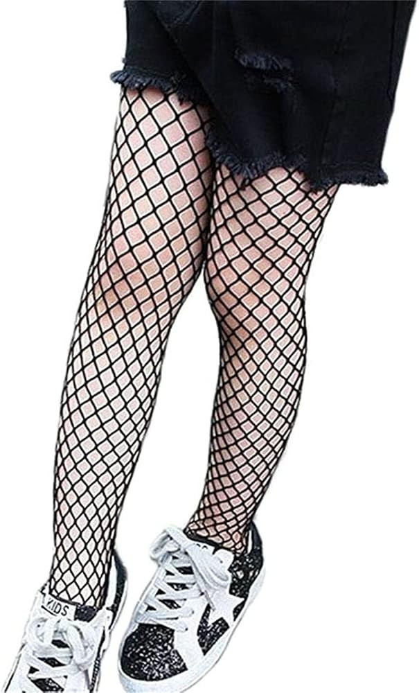 Geagodelia Girls Halloween Fishnet Tights Stockings Leggings Socks Fish Nets Stockings Nylon Hall... | Amazon (UK)