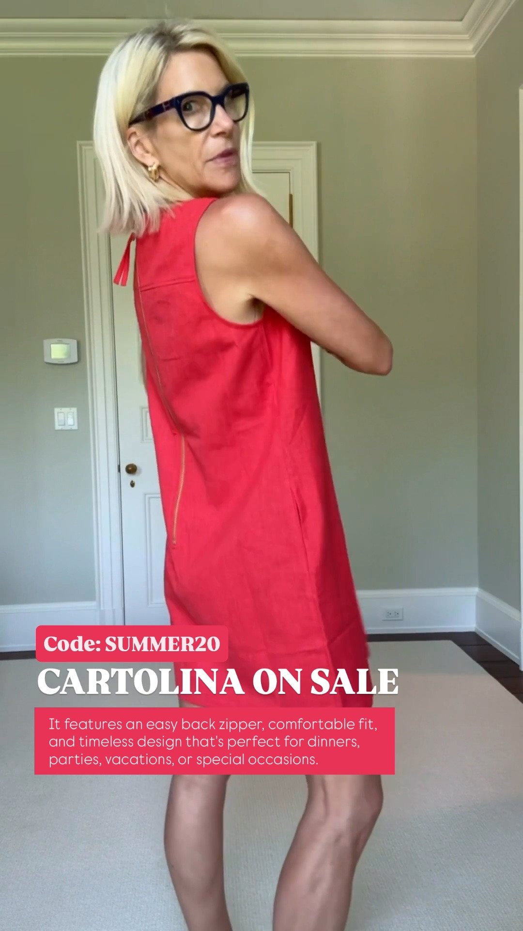 It's on SALE! code SUMMER20 to save.

This gorgeous red Cartolina dress is effortlessly chic. The relaxed silhouette isn't clingy, the back zipper gives it a polished finish, and it's the kind of dress you can throw on and instantly look put together.

❤️ Heart = Support my posts 📌 Save = Get sale & restock alerts 🛍️ Follow me on LTK for more effortless everyday style.

#LTKootd #LTKOver40 #LTKSaleAlert