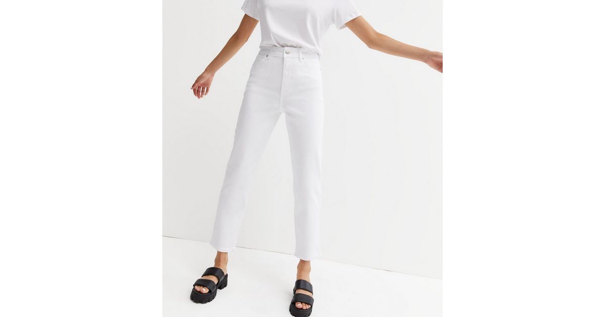 White Waist Enhance Tori Mom Jeans
						
						Add to Saved Items
						Remove from Saved Items | New Look (UK)