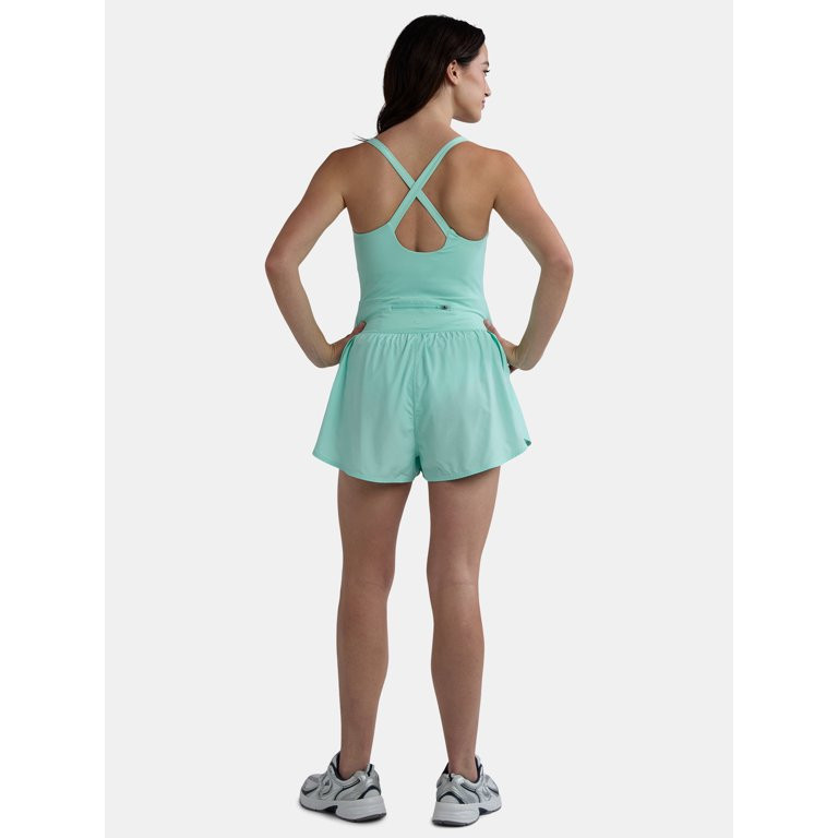 Avia Women's and Women's Plus Active Bodysuit with Built-in Bra, Sizes XS-4X | Walmart (US)