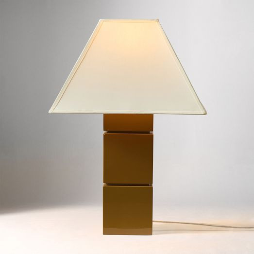 Emma Chamberlain Tiered Lacquer Table Lamp (18") | West Elm (US)