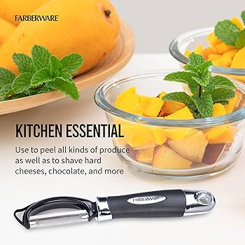 Farberware Euro Peeler, a Kitchen Essential for Quick and Easy Peeling of Produce, Chocolate, Che... | Amazon (US)