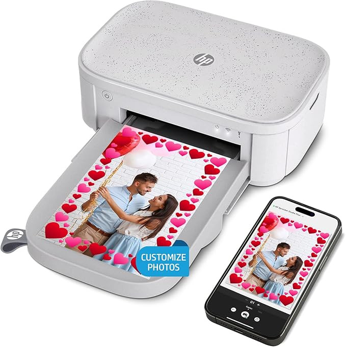 HP Sprocket Studio Plus 4x6" Wireless Instant Photo Printer – Wi-Fi, Premium Dye Sublimation, C... | Amazon (US)