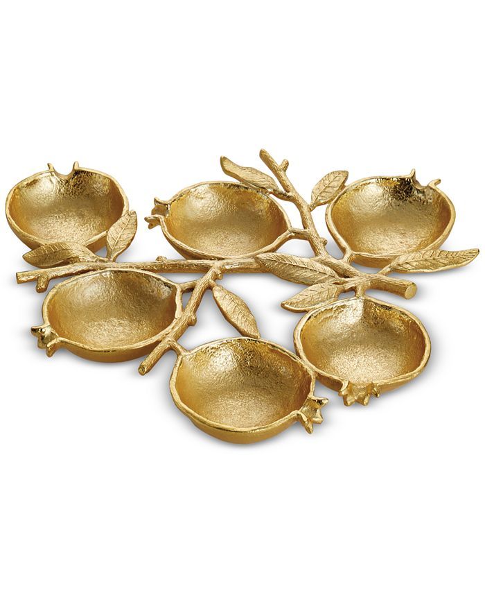 Michael Aram Pomegranate 6-Compartment Serving Dish & Reviews - Serveware - Dining - Macy's | Macys (US)