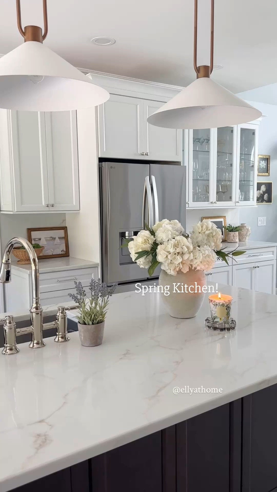 Clean kitchen vibes! Shop decor, new vases, florals, candles, rattan bowl, artwork, faucet, chandelier, rug, dining room furniture, sconces, pendants, display cabinet + more! @Target @Pottery Barn  @Wayfair Amazon home, @Lowe's

#LTKHome #LTKSaleAlert #LTKdayinmylife