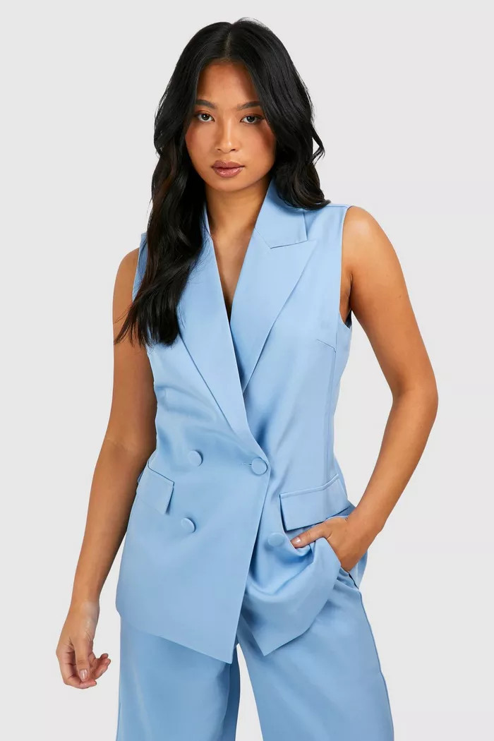 Petite Sleeveless Blazer | boohoo (US & Canada)