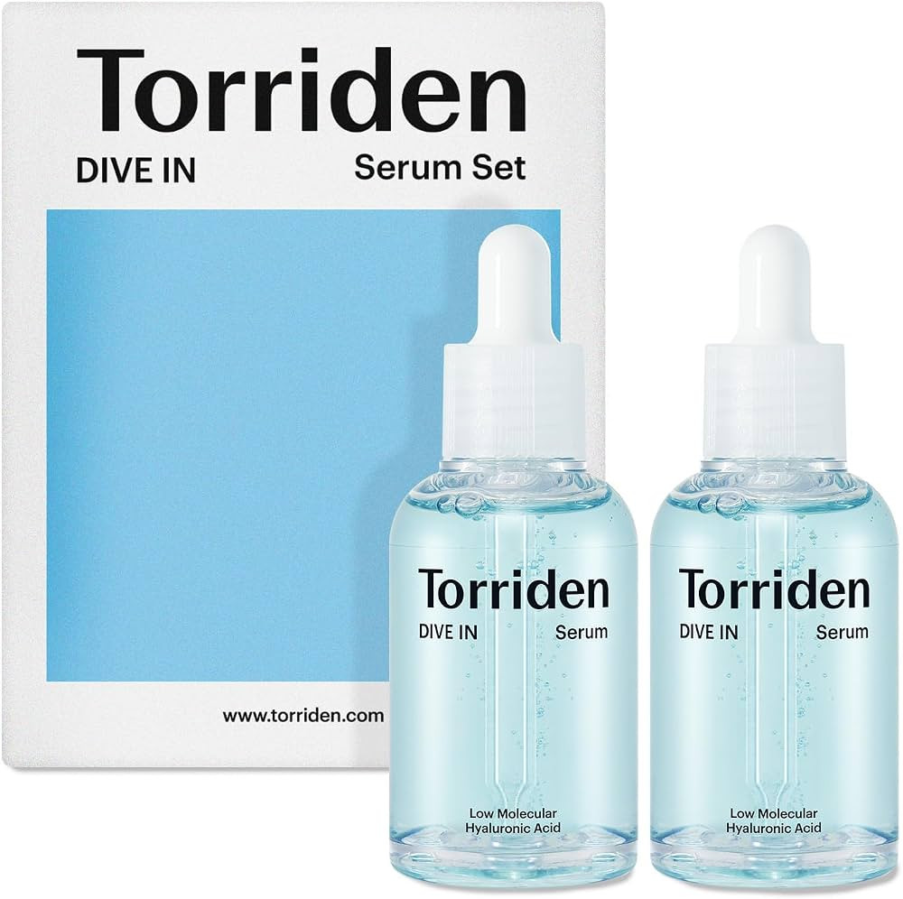 Torriden DIVE-IN Low-Molecular Hyaluronic Acid Serum, 1.69 fl oz (2 Pack) | Deep hydration for dr... | Amazon (US)